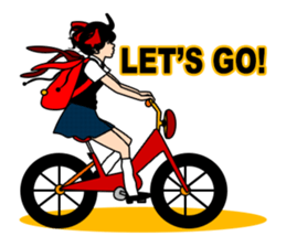 School Girl KOOLKO in English sticker #1009839