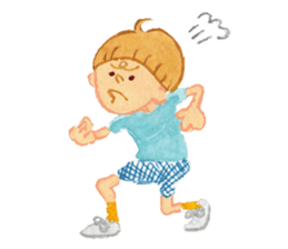 Tane the raccoon dog and fox. sticker #1009854