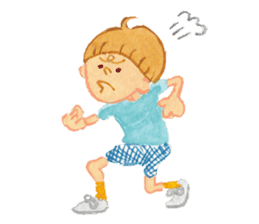 Tane the raccoon dog and fox. sticker #1009854