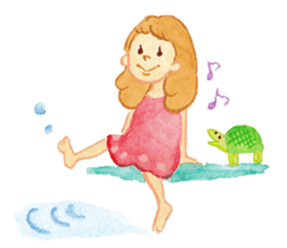 Tane the raccoon dog and fox. sticker #1009858