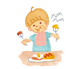 Tane the raccoon dog and fox. sticker #1009873