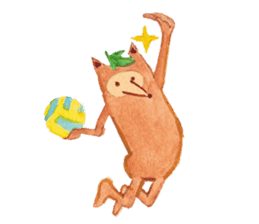 Tane the raccoon dog and fox. sticker #1009883