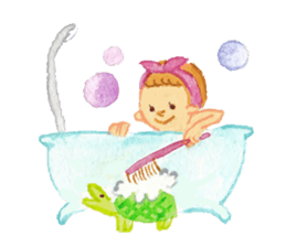 Tane the raccoon dog and fox. sticker #1009885