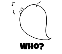 Ihiko&ihio English ghost sticker #1010274