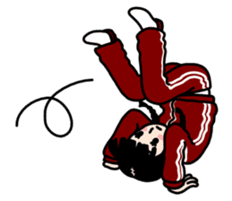 Rustic Tracksuit Girl sticker #1010382
