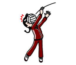 Rustic Tracksuit Girl sticker #1010401