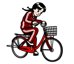 Rustic Tracksuit Girl sticker #1010405