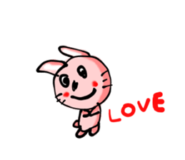 do graffiti on the LINE ~rabbit ver.~ sticker #1010490