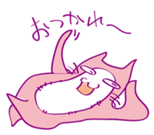 Pink Cat Alien sticker #1010803