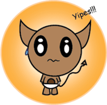 Little Dreamon sticker #1010893