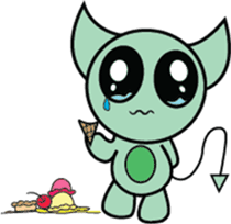 Little Dreamon sticker #1010919