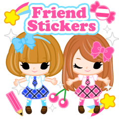Friend Stickers -English-