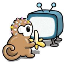 Little Lanky The Spiky Animals sticker #1011364