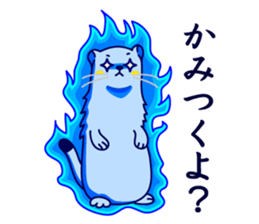 Mustela erminea okomaru & kojyo sticker #1011850