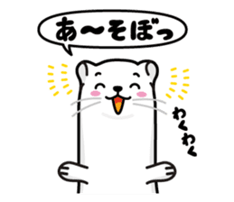 Mustela erminea okomaru & kojyo sticker #1011852