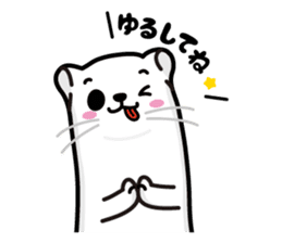 Mustela erminea okomaru & kojyo sticker #1011861