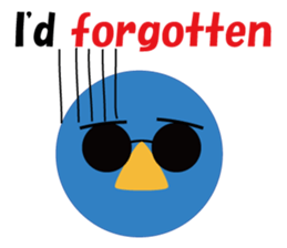 Nose sunglasses excuse himself in Eng sticker #1012101