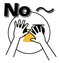 Nose sunglasses excuse himself in Eng sticker #1012116