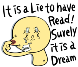 A No Good but Lovable Human uses it. sticker #1012805