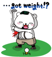 White Bear's "Weekend Golf Story" sticker #1012809