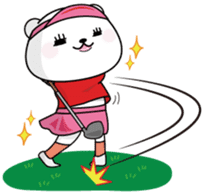 White Bear's "Weekend Golf Story" sticker #1012810