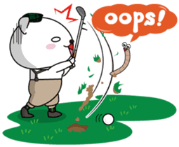 White Bear's "Weekend Golf Story" sticker #1012814