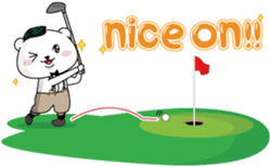 White Bear's "Weekend Golf Story" sticker #1012815