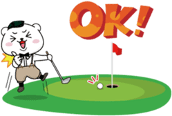 White Bear's "Weekend Golf Story" sticker #1012816