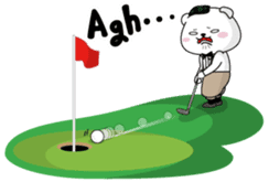 White Bear's "Weekend Golf Story" sticker #1012820
