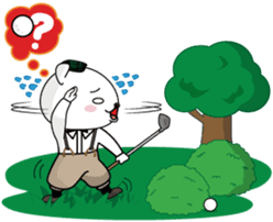 White Bear's "Weekend Golf Story" sticker #1012828