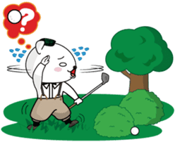 White Bear's "Weekend Golf Story" sticker #1012828