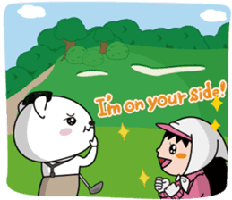 White Bear's "Weekend Golf Story" sticker #1012831