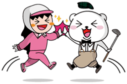 White Bear's "Weekend Golf Story" sticker #1012835