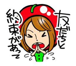 Apple Girl sticker #1012927