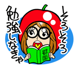 Apple Girl sticker #1012930