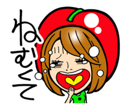 Apple Girl sticker #1012934