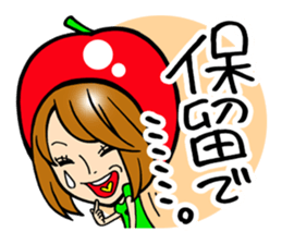 Apple Girl sticker #1012940