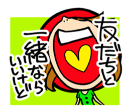 Apple Girl sticker #1012944