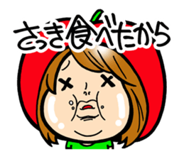 Apple Girl sticker #1012947