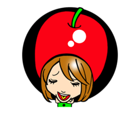 Apple Girl sticker #1012951
