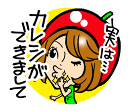 Apple Girl sticker #1012960