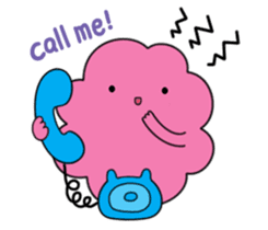 sour cherry cotton candy party sticker #1013185