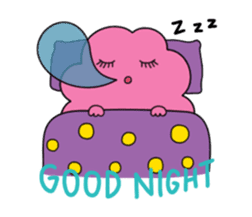 sour cherry cotton candy party sticker #1013205