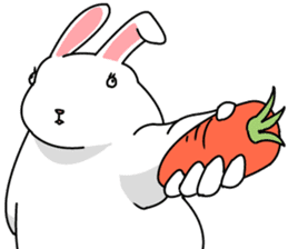 Rabbit lacks motivation. sticker #1013534