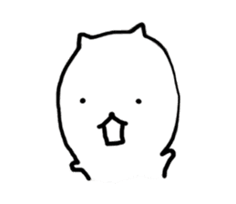 BIG FACE CAT sticker #1013581