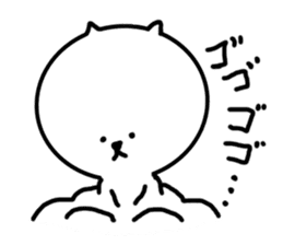 BIG FACE CAT sticker #1013600
