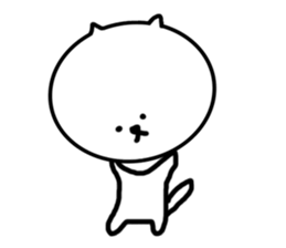 BIG FACE CAT sticker #1013602