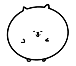 BIG FACE CAT sticker #1013603