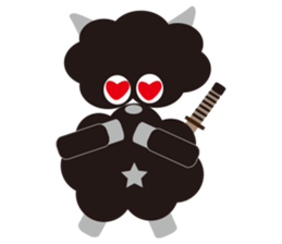 Ninja Sheep sticker #1013727