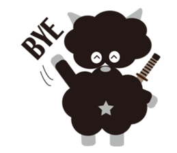 Ninja Sheep sticker #1013737
